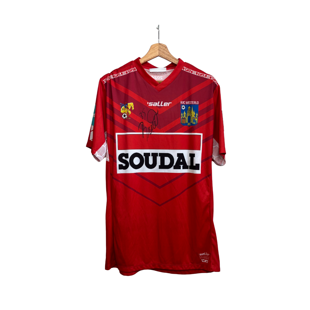 Westerlo 20/21 - V. Langendonck (L) MATCHWORN & SIGNED